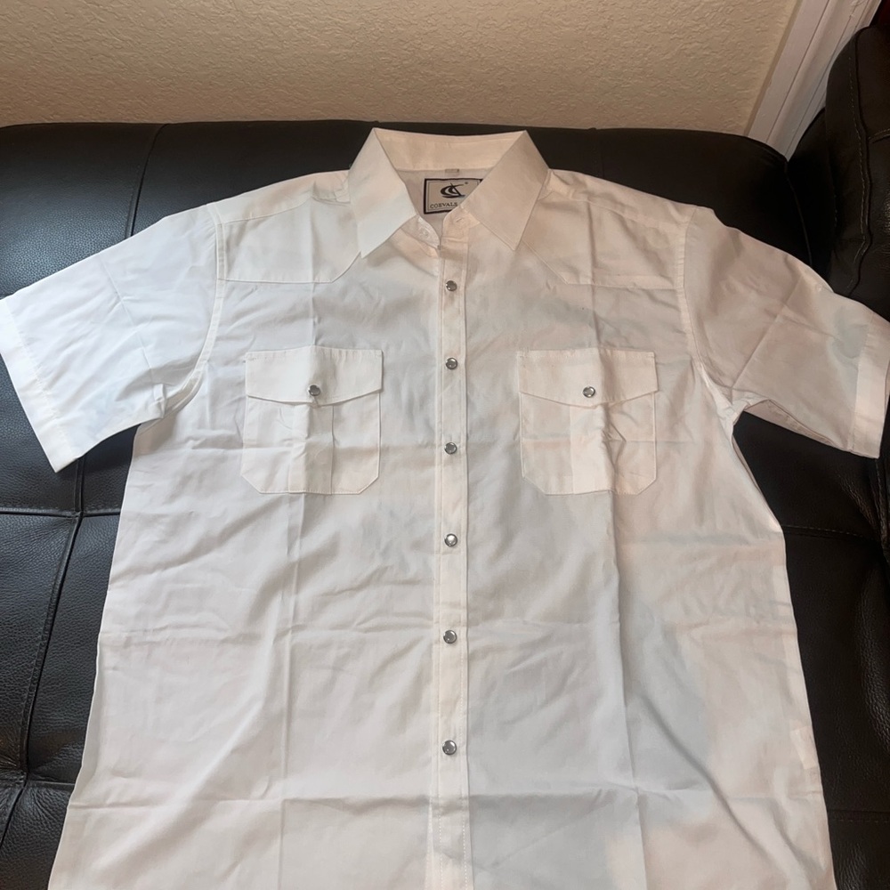 Classic White Men's Shirt
